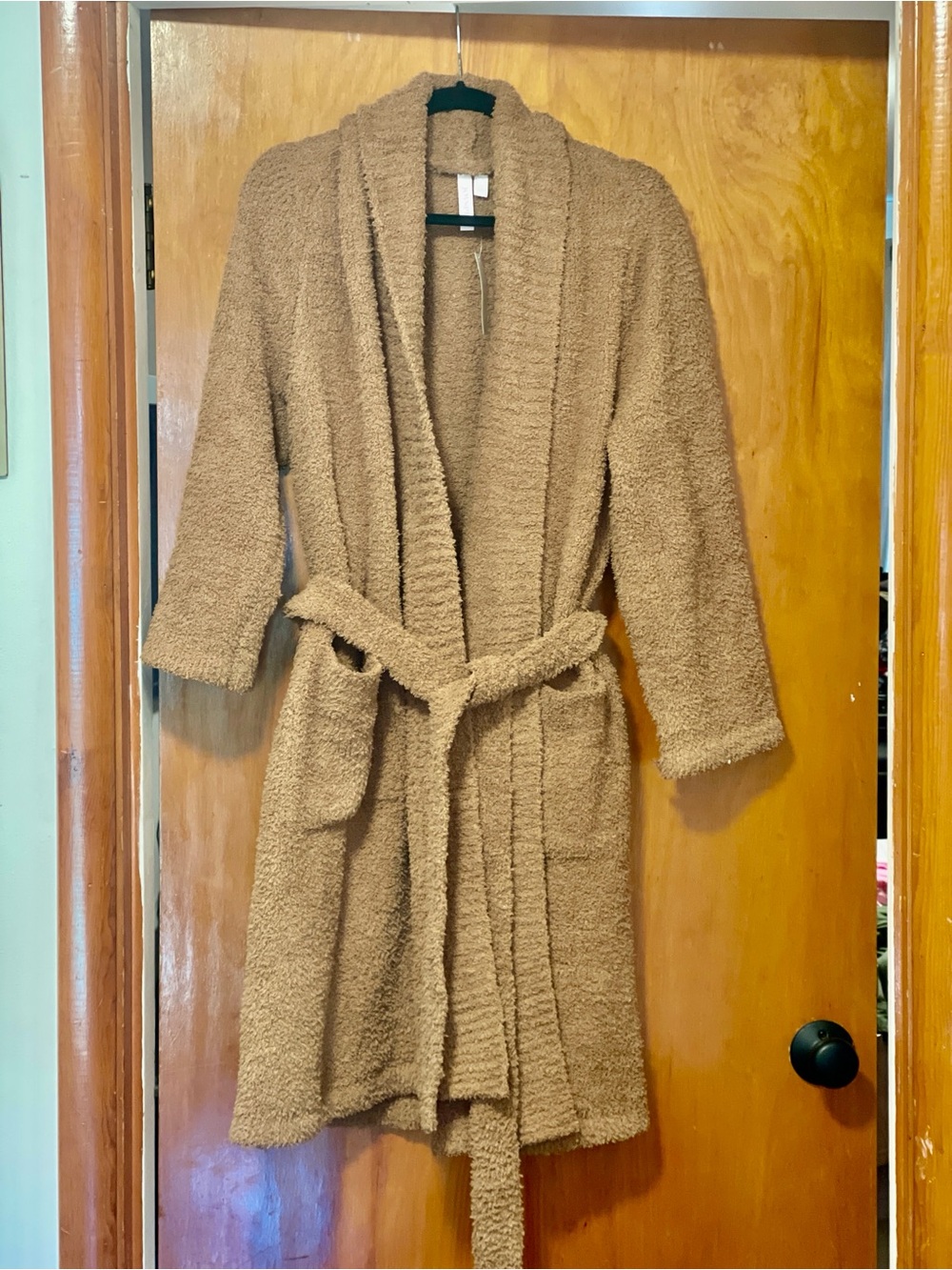 Cozy Robe in Camel - Women’s Plush Bathrobe